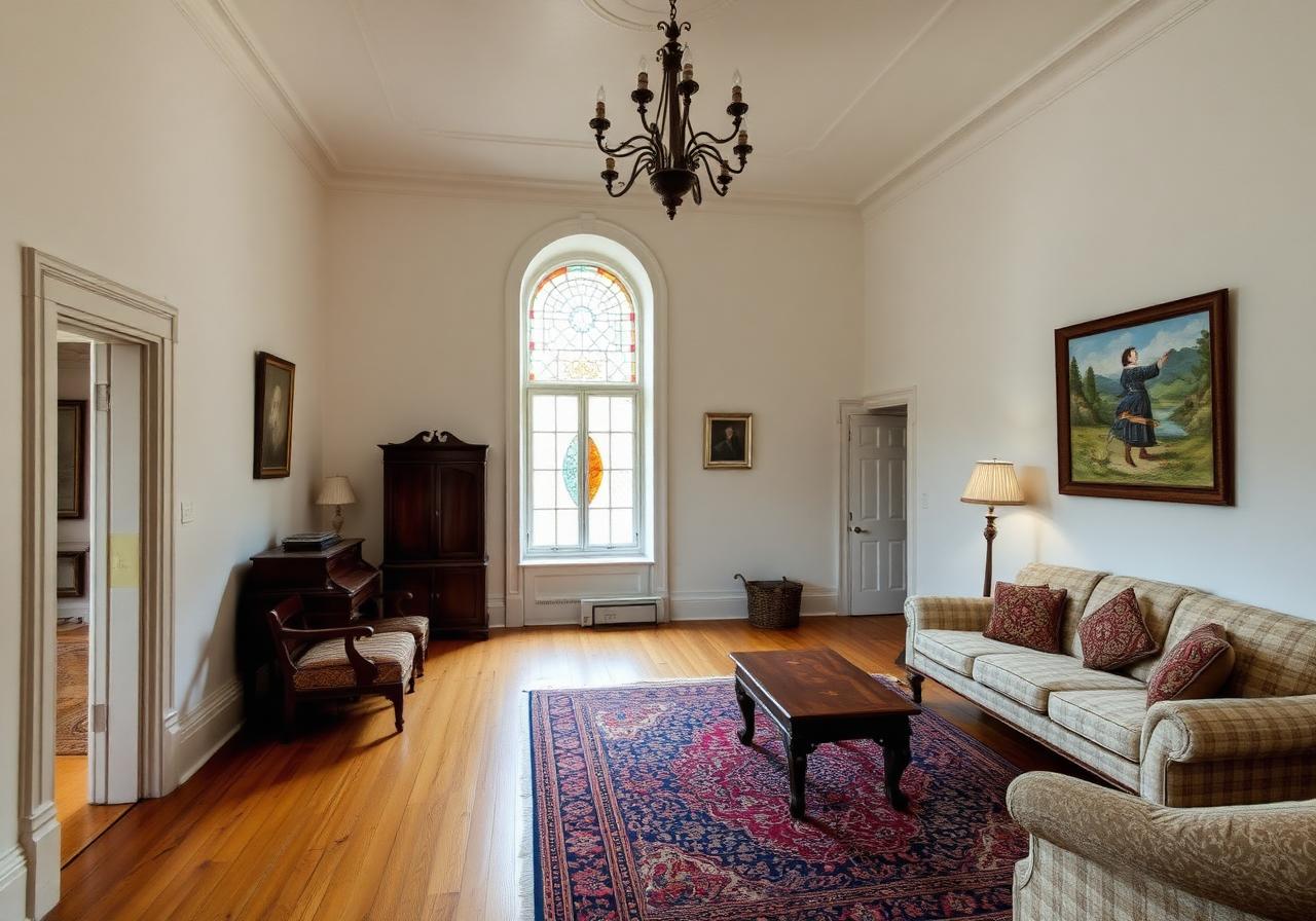 Greentree Plaster Living Room — Kirkwood, MO