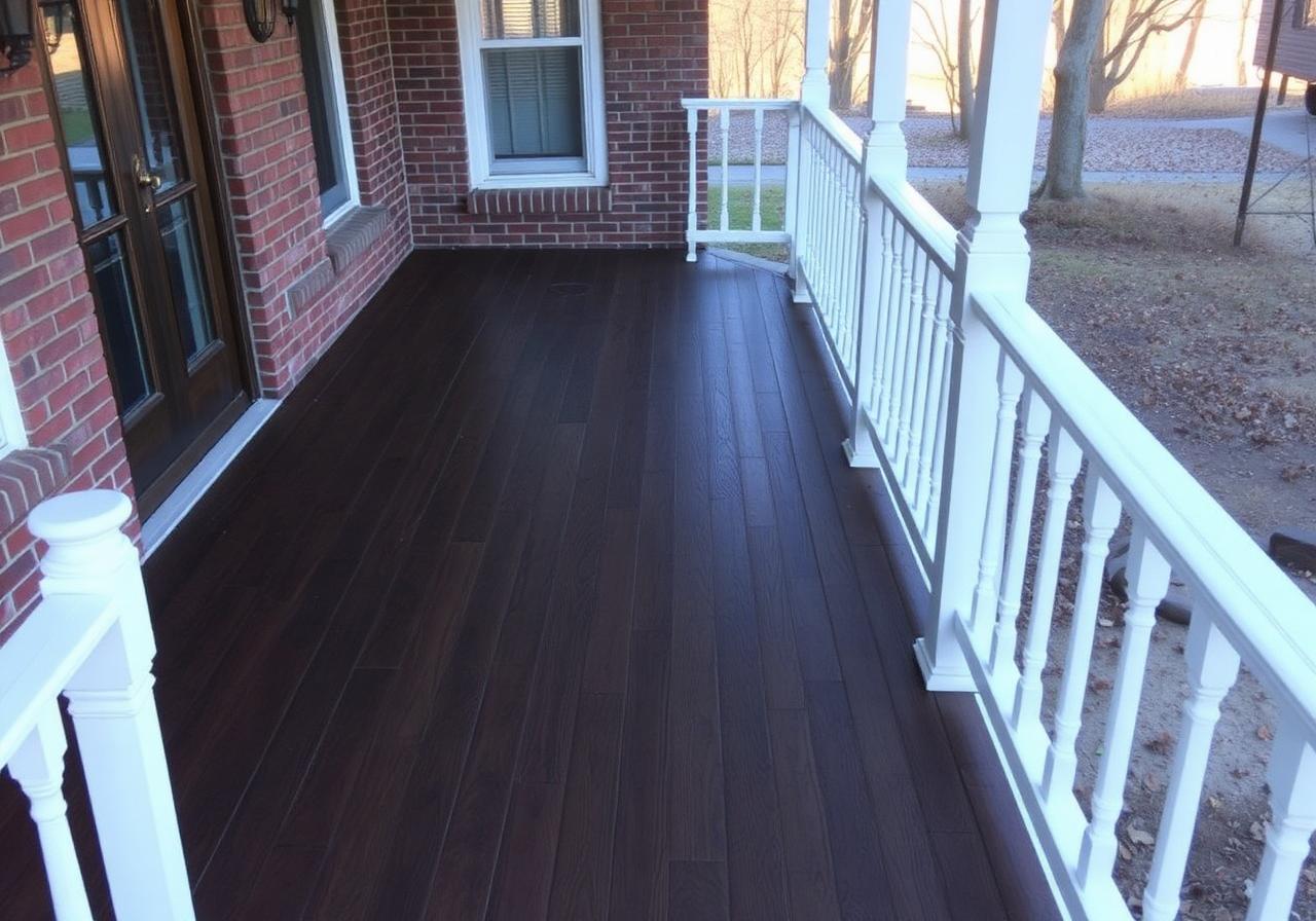 U. City Back Porch Restain — University City, MO